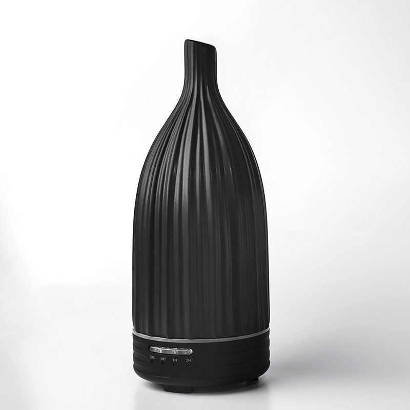 DC24V 12W black Ceramic Essential Oil Diffuser FCC For spa room